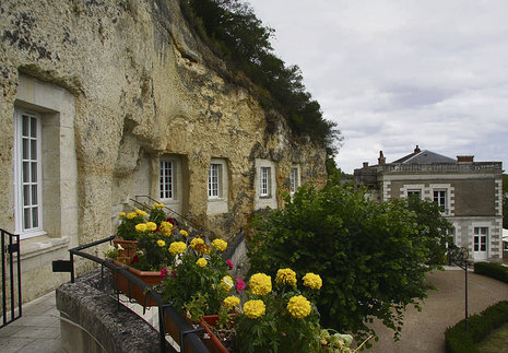 Das in Europa einmalige Felsenhotel in Rochecorbon