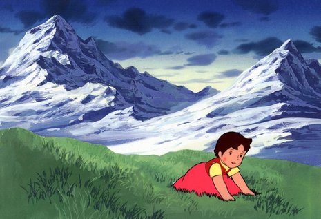 Hierzulande eines der bekanntesten Motive aus der Welt der japanischen Animationsfilme: die Zeichentrickversion des Schweizer Kinderbuchklassikers »Heidi«