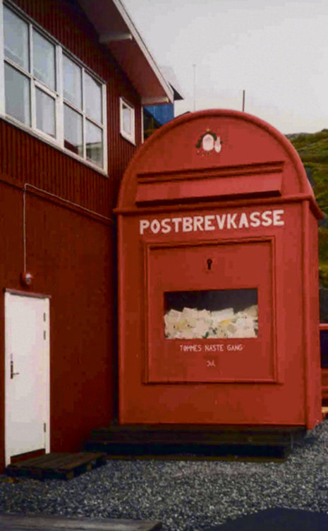 Briefkasten des Weihnachtsmannes auf Grönland