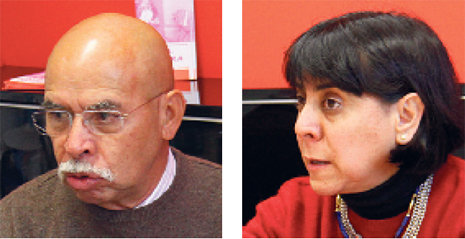 José Reveles und Martha Durán de Huerta
