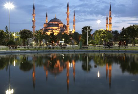 Die Sultan-Ahmet-Moschee in Istanbul