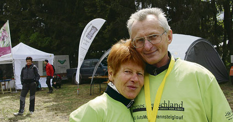 Helmut Fillinger schenkte seiner Frau Rosemarie zum 65. den Halbmarathon.