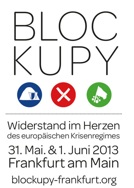 Blockupy-Aktionstage am 31. Mai und 1. Juni in Frankfurt am Main